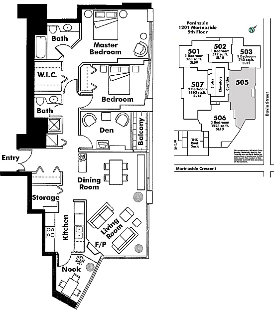 Floor plan 505