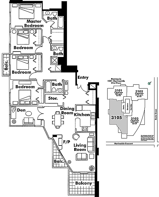Floor plan 3105