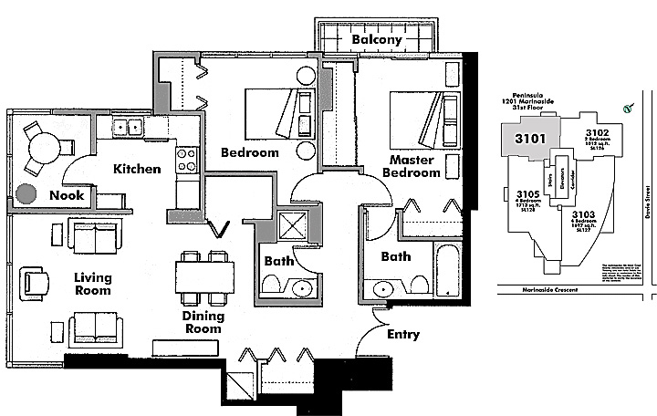 Floor plan 3101