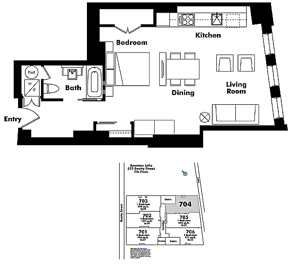 Floor plan 704