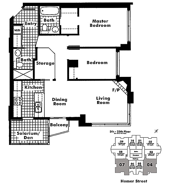 Floor plan 1007