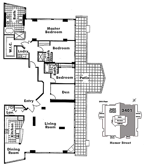 Floor plan 3401