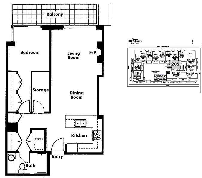 Floor plan 205