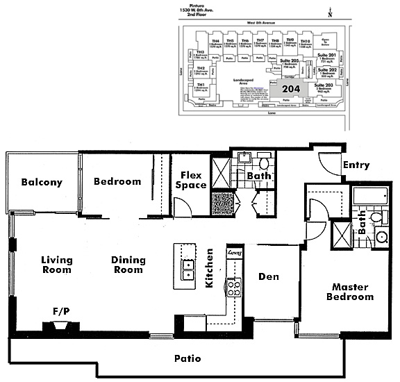 Floor plan 204