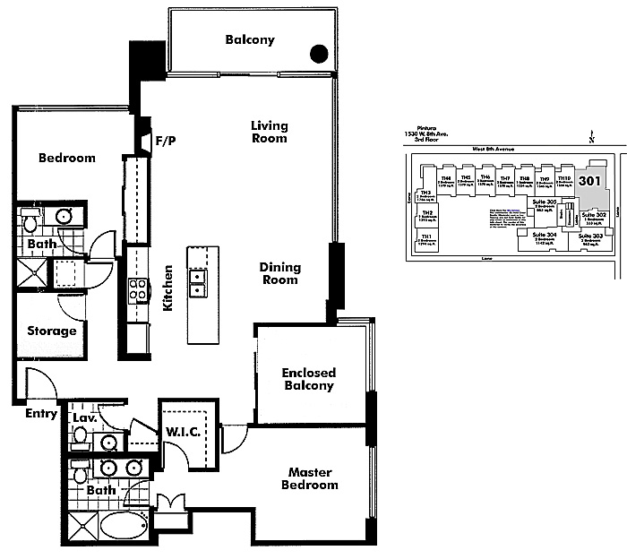 Floor plan 301