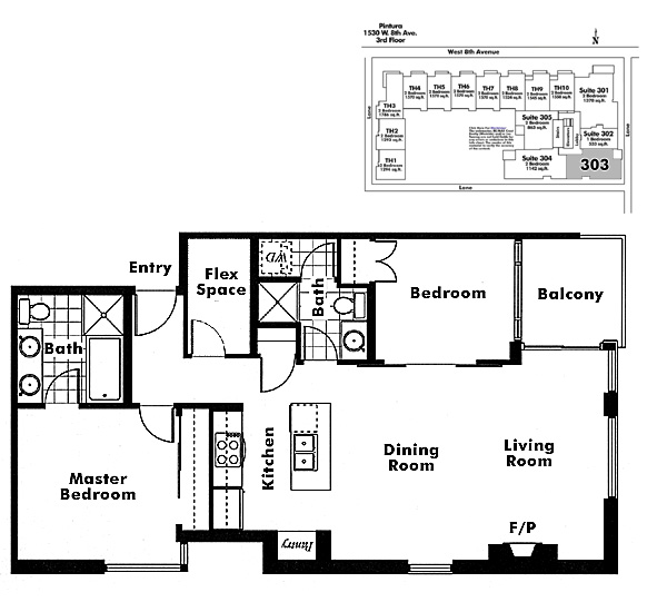 Floor plan 303