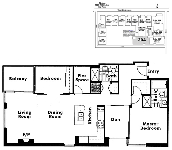 Floor plan 304