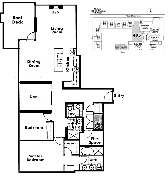 Floor plan 405