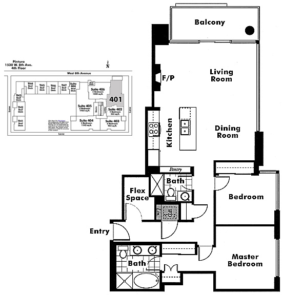 Floor plan 401