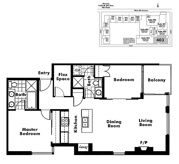 Floor plan 403