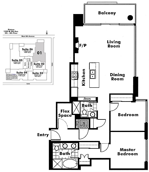 Floor plan 501