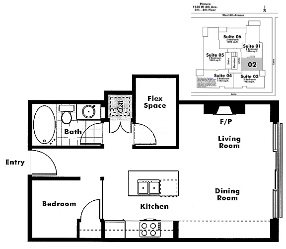 Floor plan 502