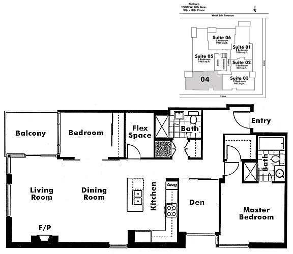 Floor plan 504