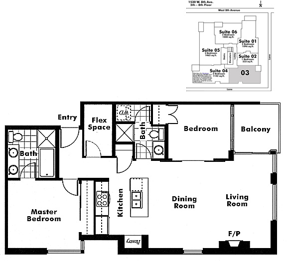 Floor plan 503