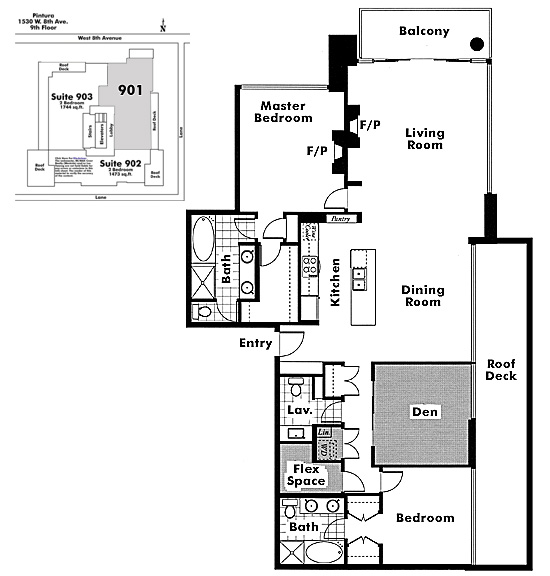 Floor plan 901