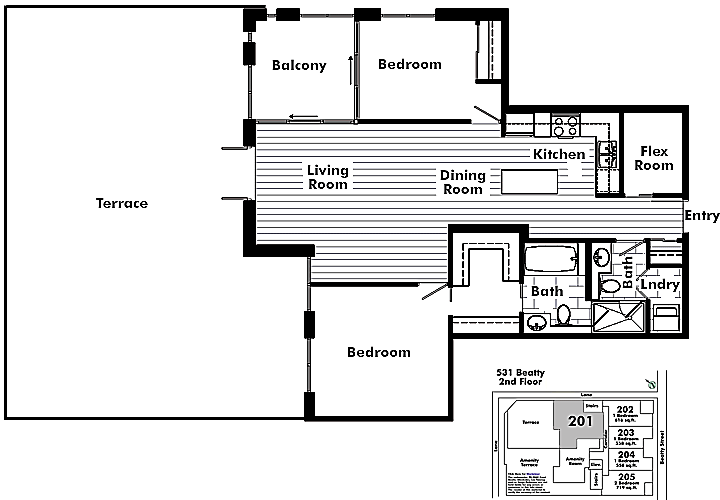 Floor plan 201
