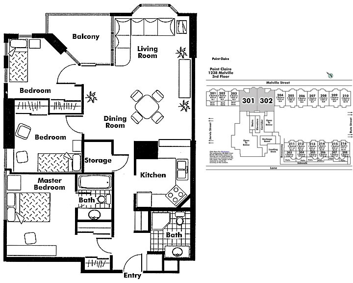 Floor plan 302