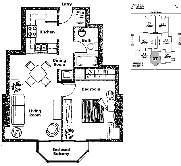 Floor plan 1307