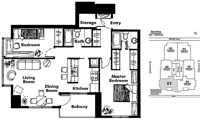 Floor plan 2201