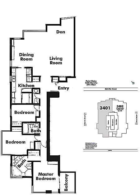 Floor plan 3401