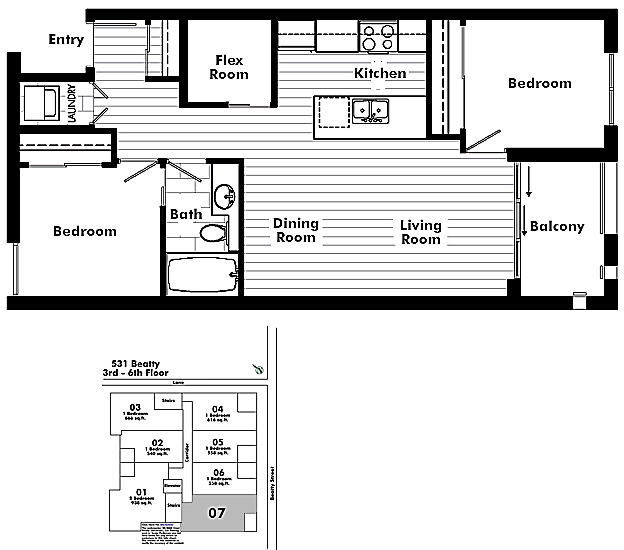 Floor plan 307