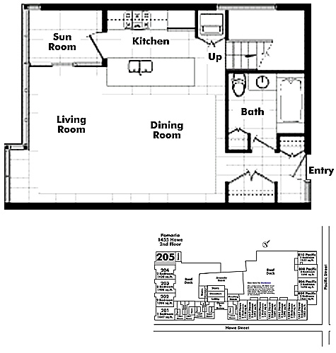Floor plan 205