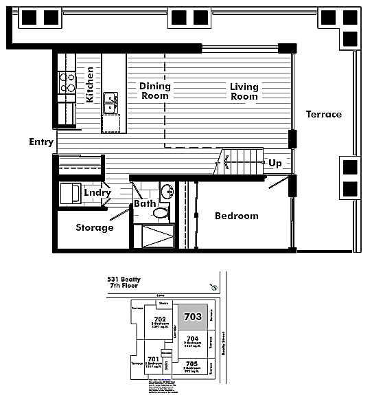 Floor plan 703