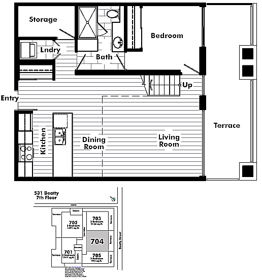 Floor plan 704