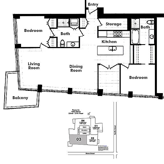 Floor plan 2203