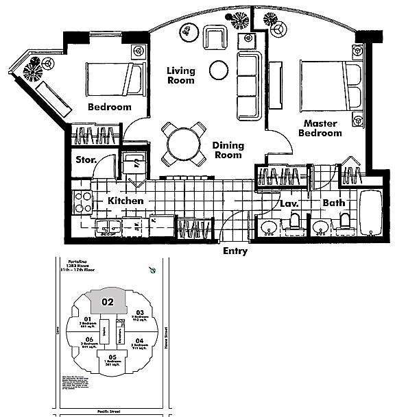 Floor plan 1302
