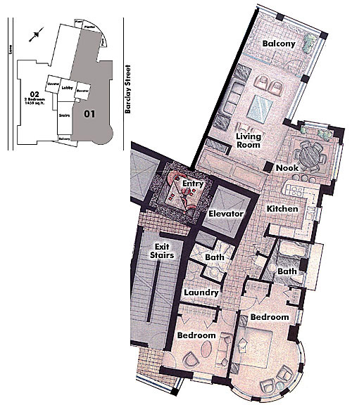 Floor plan 601
