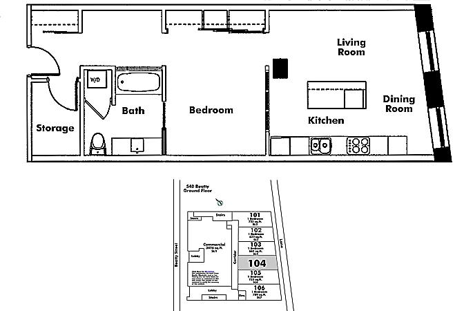 Floor plan 104