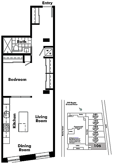 Floor plan 106