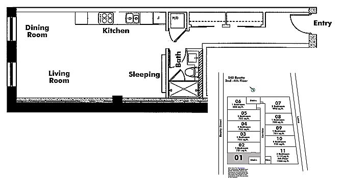 Floor plan 201
