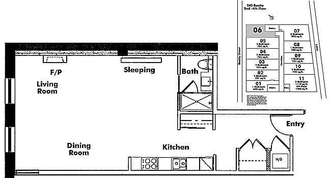 Floor plan 406