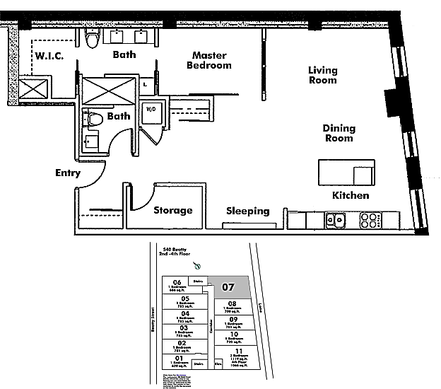 Floor plan 207