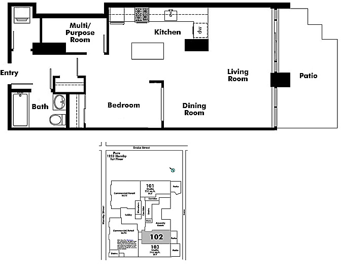 Floor plan 102