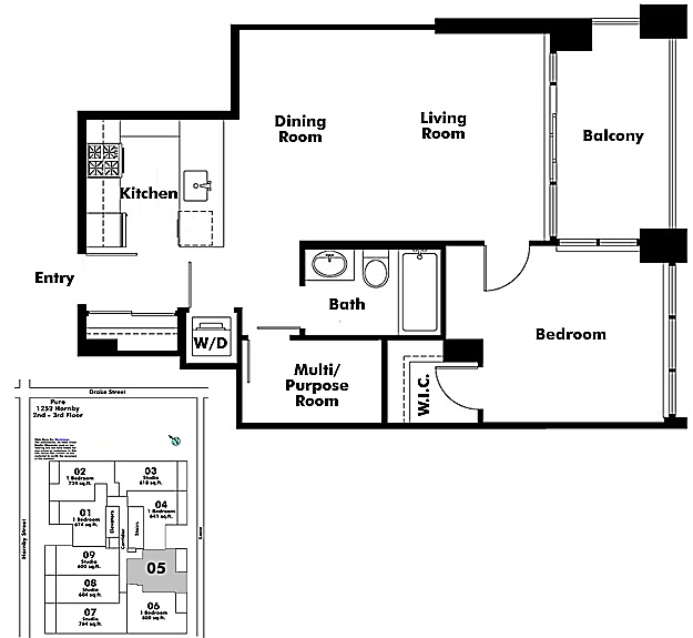 Floor plan 205