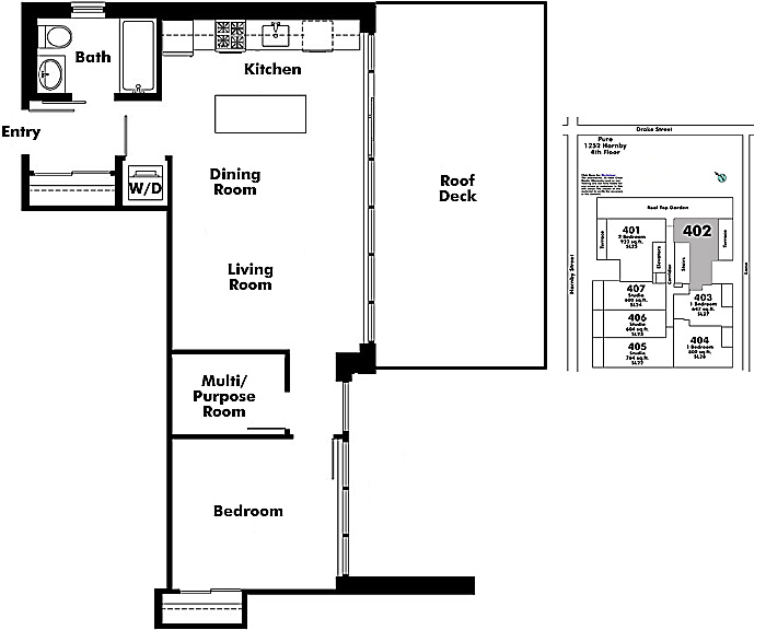 Floor plan 402