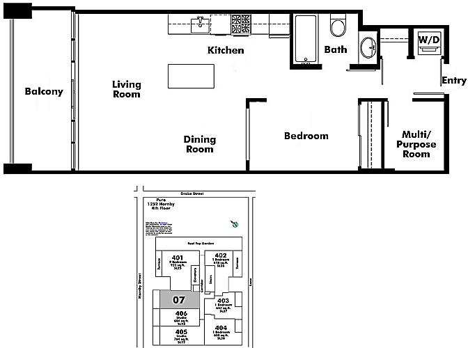 Floor plan 407