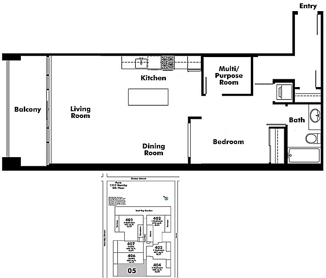 Floor plan 505