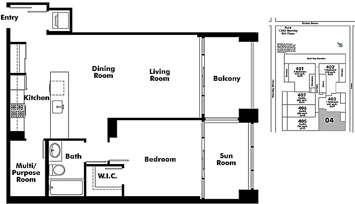 Floor plan 404