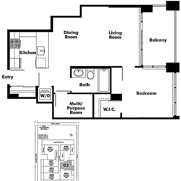 Floor plan 403