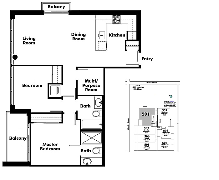 Floor plan 501