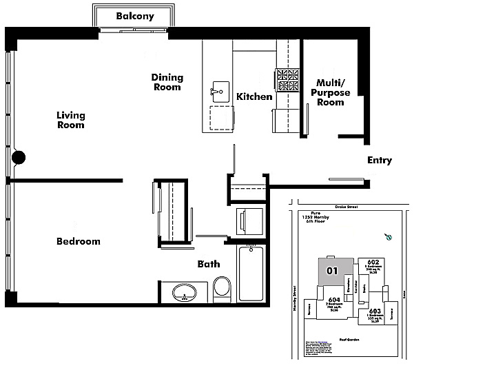 Floor plan 601