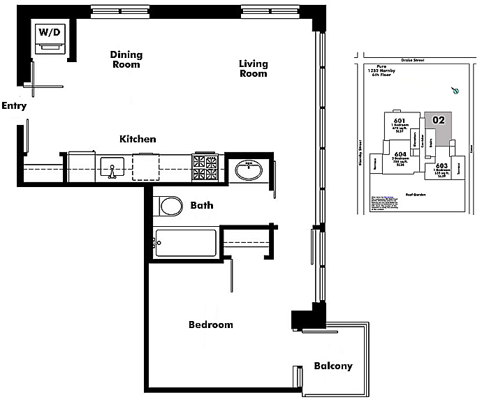 Floor plan 602