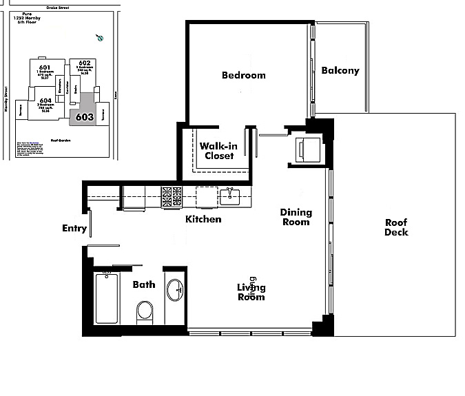 Floor plan 603