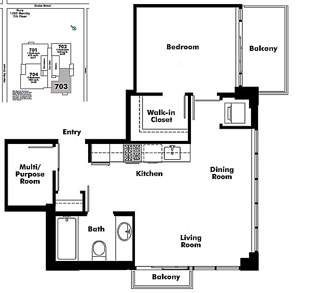 Floor plan 703