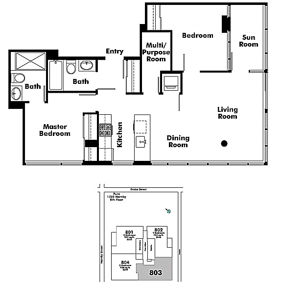 Floor plan 803