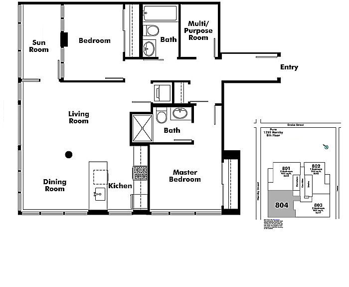 Floor plan 804